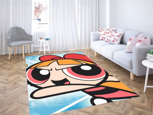 The Powerpuff Girls Blossom Carpet Rug