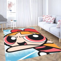 The Powerpuff Girls Blossom Living Room Modern Carpet Rug