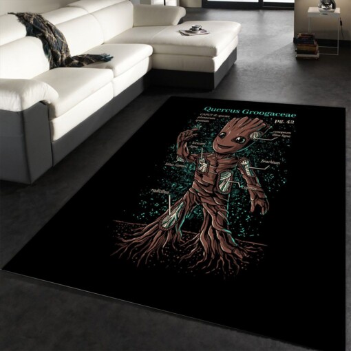 The Science Of Groot Rug  Custom Size And Printing