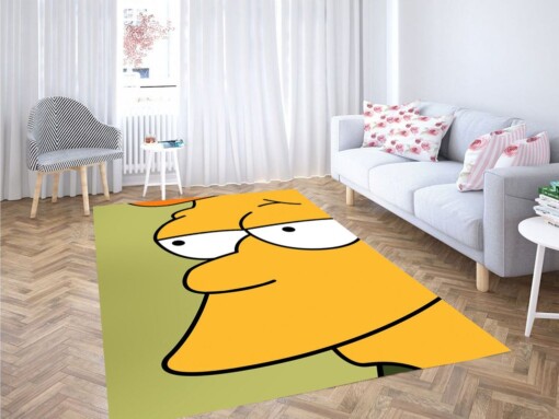 The Simpsons Close Up Character Living Room Modern Carpet Rug