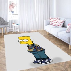 The Simpsons Stone Island Carpet Rug