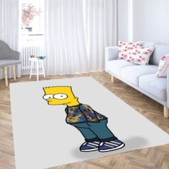 The Simpsons Stone Island Living Room Modern Carpet Rug