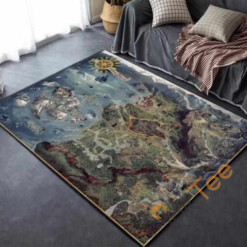 The Witcher Iii Map Area Rug