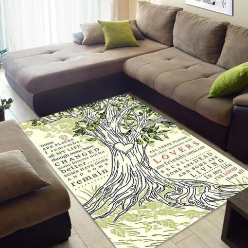 There Are Places I Remember Lyrics Area Rug