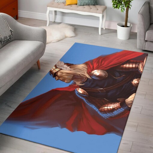 Thor Of Marvel Avengers Rug  Custom Size And Printing