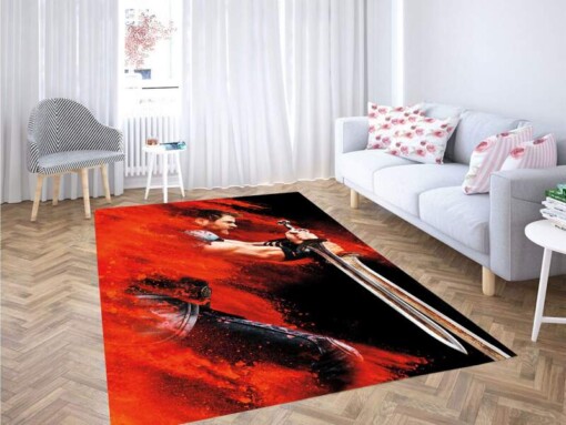 Thor Ragnarok And Sword Carpet Rug