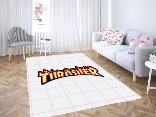 Thrasher Grid Carpet Rug