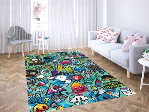 Thrasher Pattern Carpet Rug