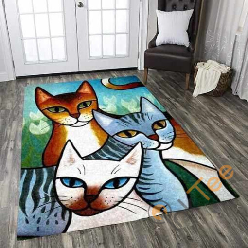 Three Cool Cats Area Rug