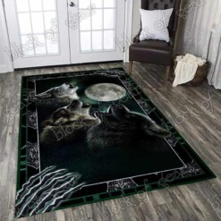 Three Wolf Moon Rectangle Rug