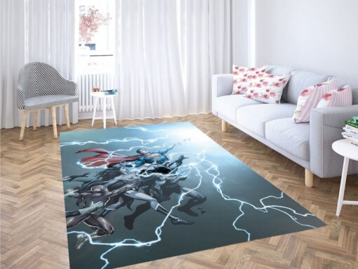 Thunder Justice League Living Room Modern Carpet Rug