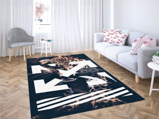 Tiger Background Living Room Modern Carpet Rug