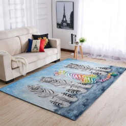 Tiger White Lgbt Area Rug