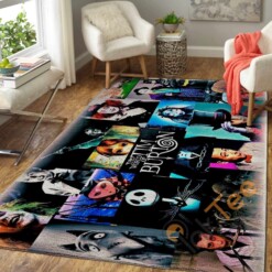 Tim Burton Characters Area Rug