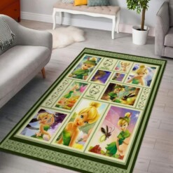 Tinker Bell Love Disney Decorative Floor Rug