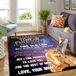 To My Amazing Son Mk Carpet Area Rug