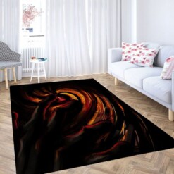 Tobi Wallpaper Living Room Modern Carpet Rug