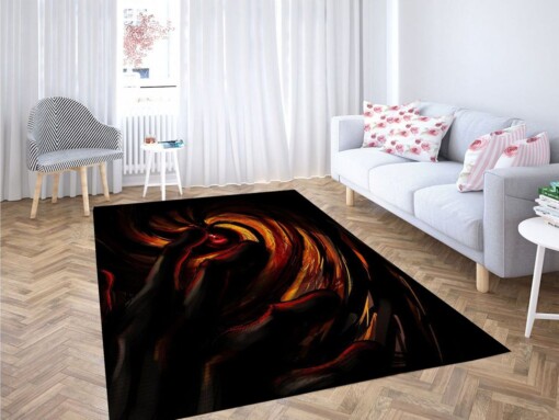 Tobi Wallpaper Living Room Modern Carpet Rug