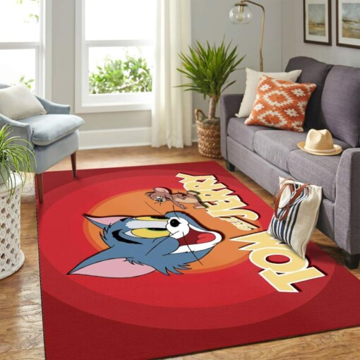 Tom  Jerry Cartoon Carpet Floor Area Rug