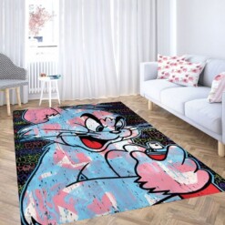 Tom Wallpaper Living Room Modern Carpet Rug