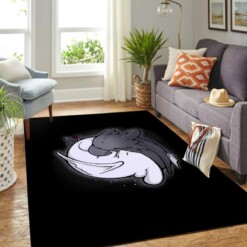 Toothless Night Fury Vs Light Fury Carpet Rug