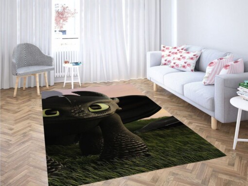 Toothless Wallpaper Living Room Modern Carpet Rug