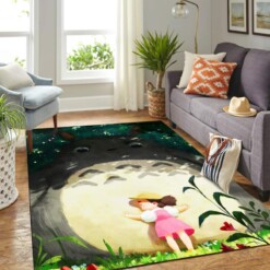 Totoro Hug Carpet Rug