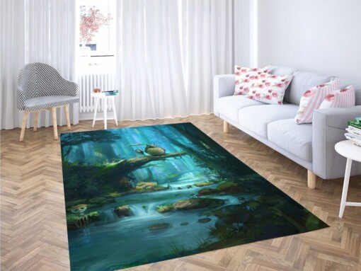 Totoro X Spirited Away Living Room Modern Carpet Rug
