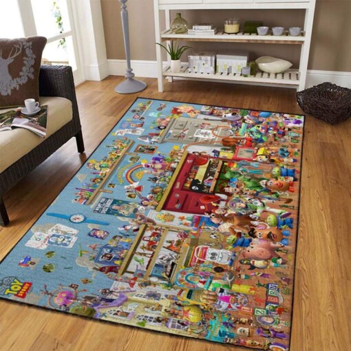 Toy Story Characters Area Rug