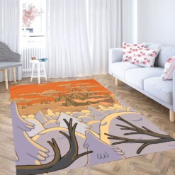 Tree Land Adventure Time Carpet Rug