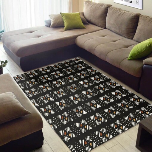 Trendy African Amazing Afrocentric Pattern Art Themed Carpet Room Rug