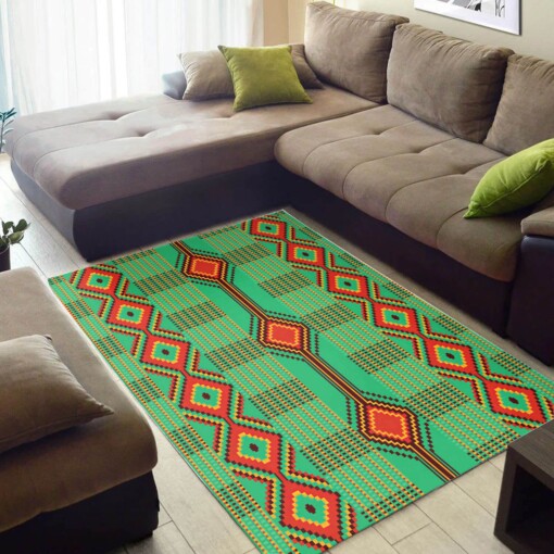 Trendy African American Vintage Art Ethnic Seamless Pattern Themed House Rug