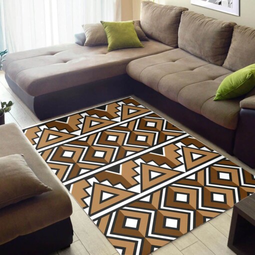 Trendy African American Vintage Black History Month Ethnic Seamless Pattern Carpet House Rug