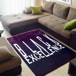 Trendy African Cute Afro American Melanin Woman Black Exellence Style Area Living Room Rug