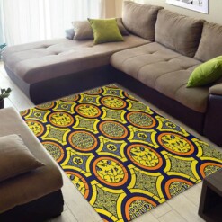 Trendy African Style Colorful American Seamless Pattern Design Floor Rug