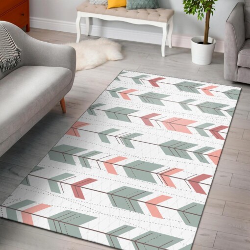 Tribal Arrows Aztec Area Rug