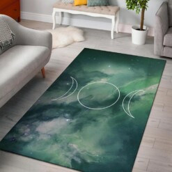 Triple Moon Area Rug