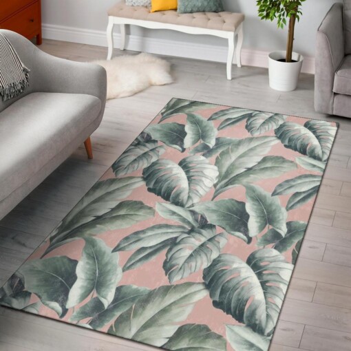 Tropicana Floral Leaf Area Rug