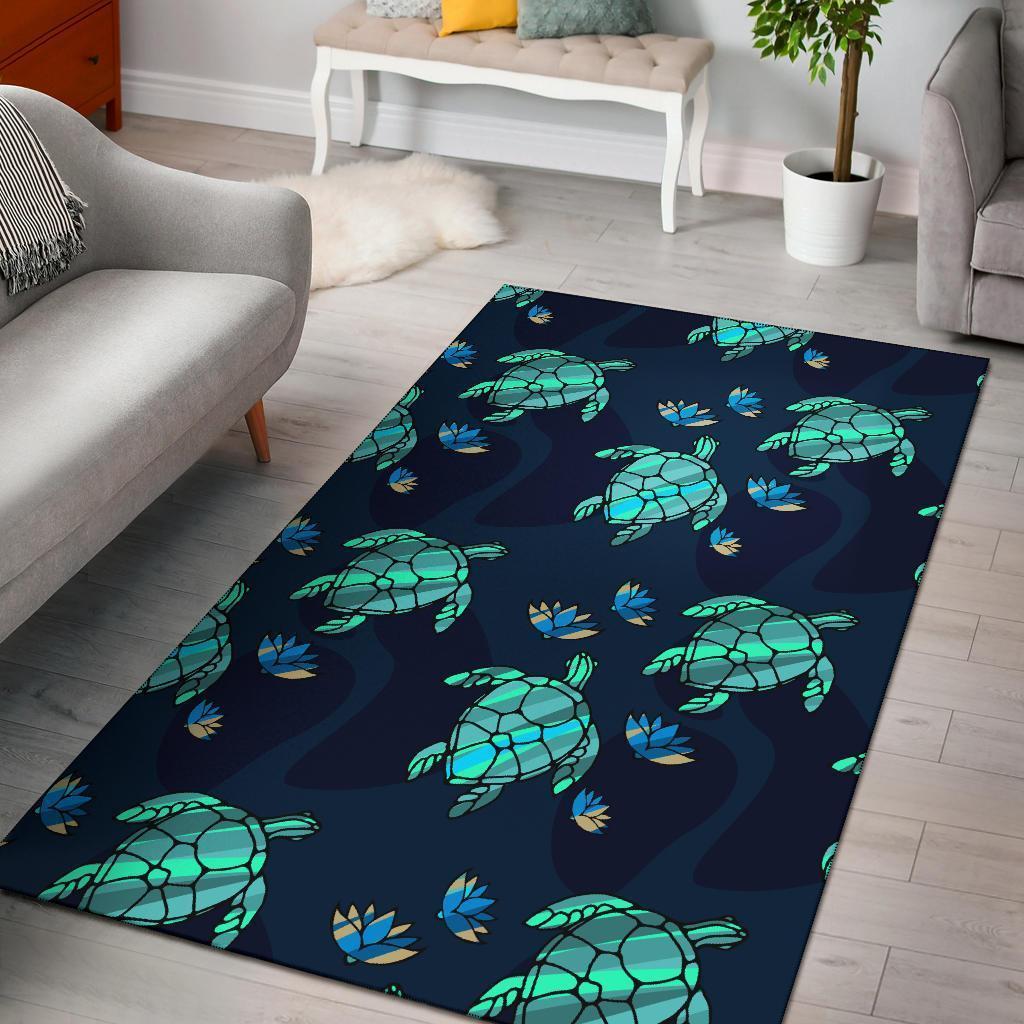 Turtle Love Area Rug