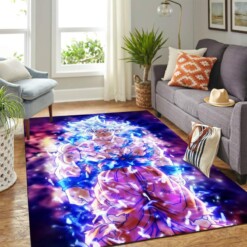 Ultra Instinct Goku Dragon Ball Super Carpet Floor Area Rug