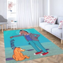 Under Water Bojack Horseman Carpet Rug