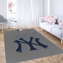 Uniforms Of The New York Yankees Living Room Modern Carpet Rug