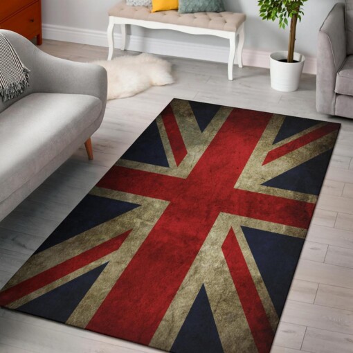 United Kingdom Flag Area Rug