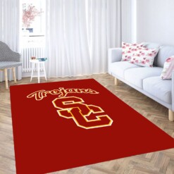 Usc Trojans Baseball Carpet Rug