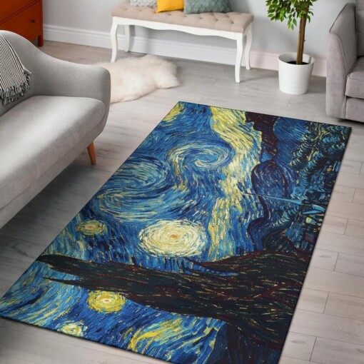 Van Gogh Starry Night Area Rug
