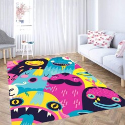 Vector Adventure Time Carpet Rug