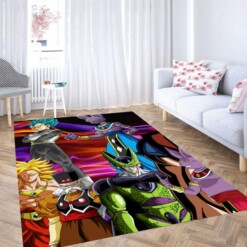 Vegeta And Another Character Carpet Rug