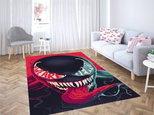 Venom Wallpaper Living Room Modern Carpet Rug