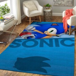 Videogame Fans Sonic The Hedgehog Area Rug