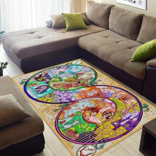 Vitrais Inspirados Em Senhor Dos Aneis Area Rug